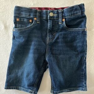 Levi's Girl’s Dark Blue Denim Shorts Size 10